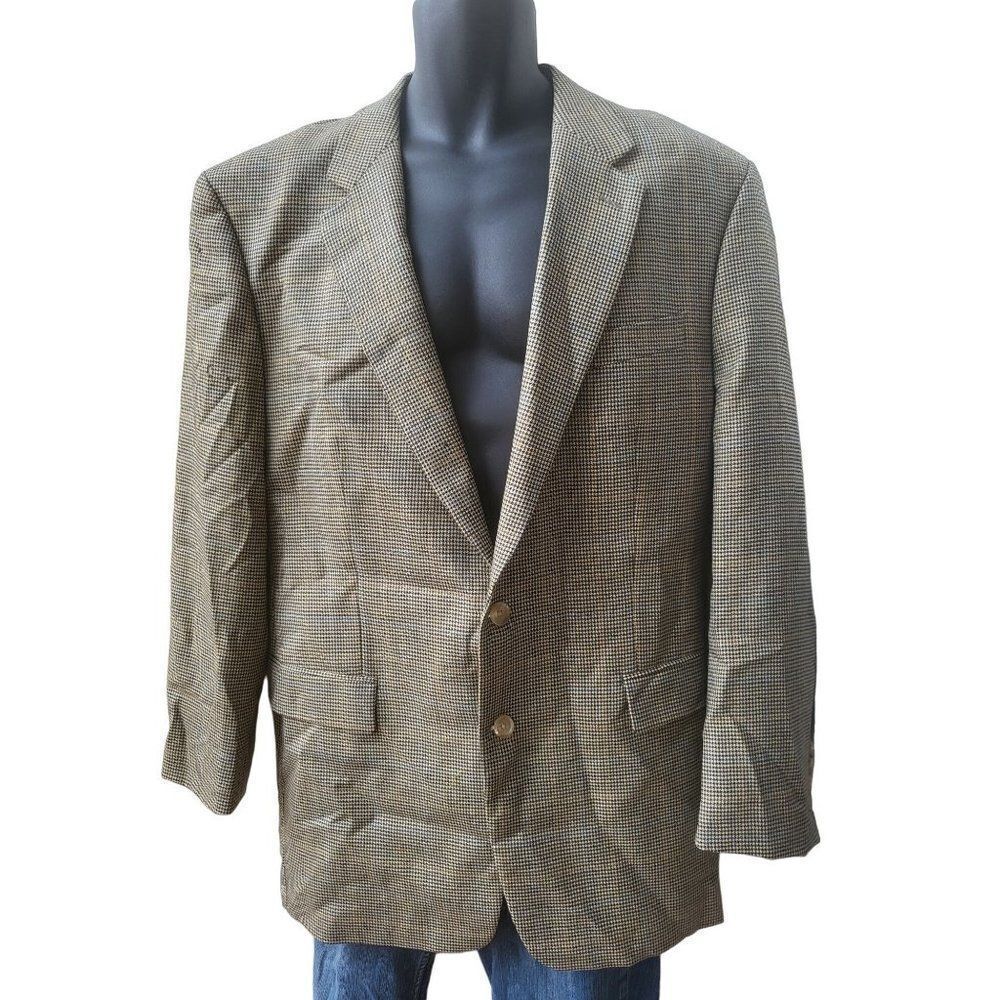 Lauren Ralph Lauren Sports Blazer Men Sz 46 L Wool 2 Button